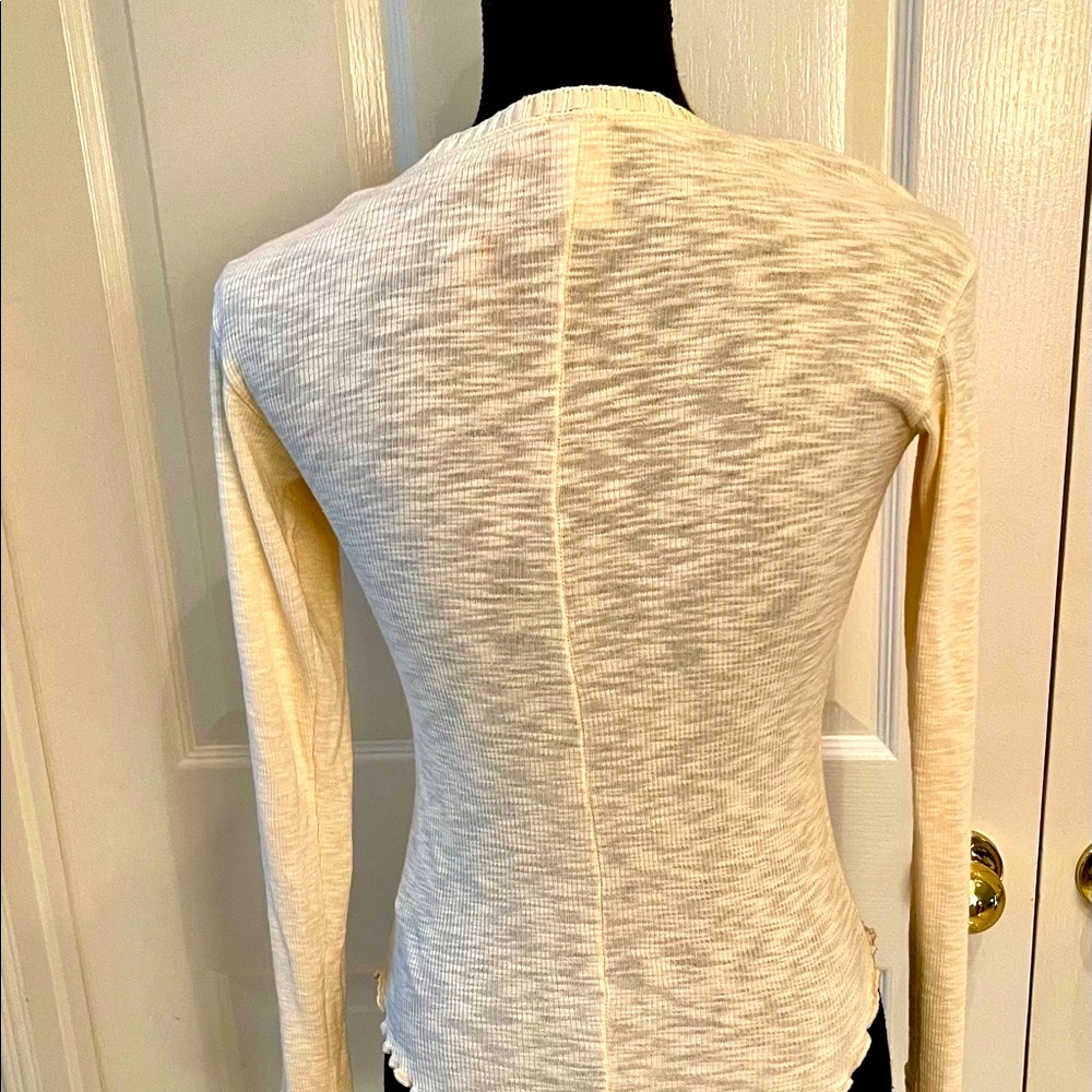 Free People Beautiful Cream Long Sleeve - Picture 4 of 5